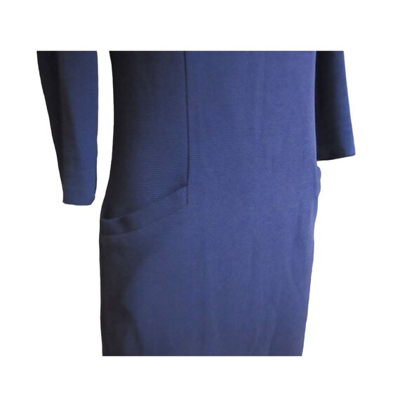 Boden Ottoman Tunic Day Shift Dress Navy Blue in Size 4L - Picture 4 of 5